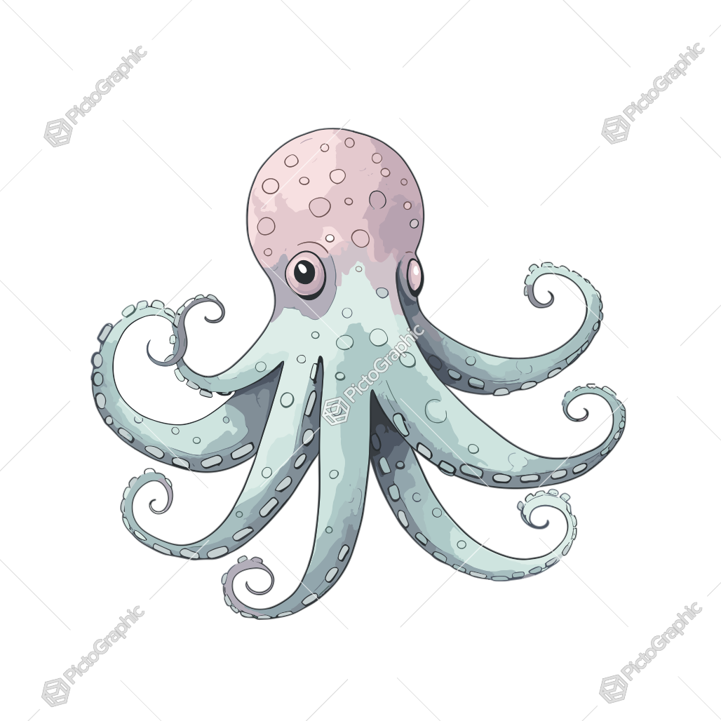 It's a cartoon octopus.