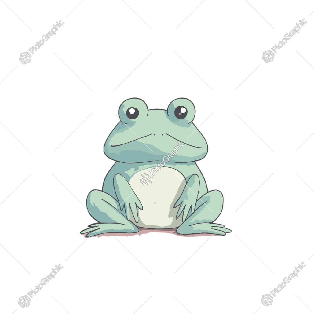 A cartoon frog.