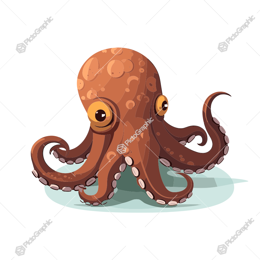 This is a cartoon octopus.